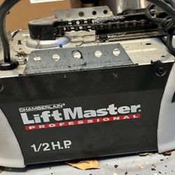 Chamberlain LiftMaster Professional 1/2 HP garage door opener. 