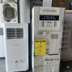 Vissani Portable Air Conditioners, 5,000 BTU Cools 150 sq Ft New 
