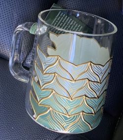 Starbucks 50th Anniversary Mermaid Glass Mug
