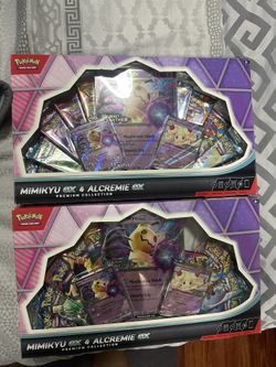 Pokemon TCG Mimikyu And Alcremie Premium Sealed