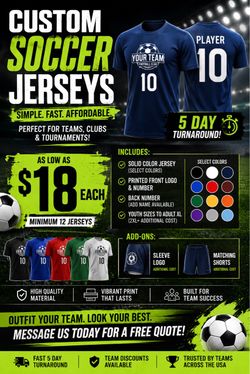 Custom dri fit jerseys