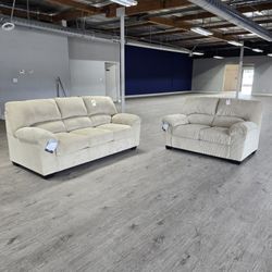 BRAND NEW Ashleys Furniture SimpleJoy Love Seat and Sofa Set - Can Deliver!