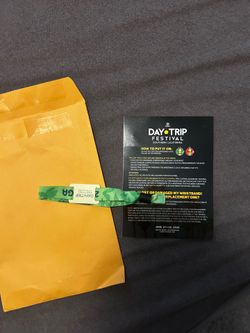 Day trip 2026 2 day wristband