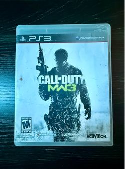 PS3 Call Of Duty; MW3