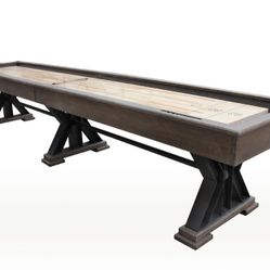 The Weathered Shuffleboard Table in Desert Sand