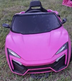 Pink Ride on Car