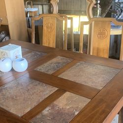 Table and chairs