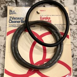 3 Vacuum Cleaner Belts (Eureka Upright) Blue Luster Style 2