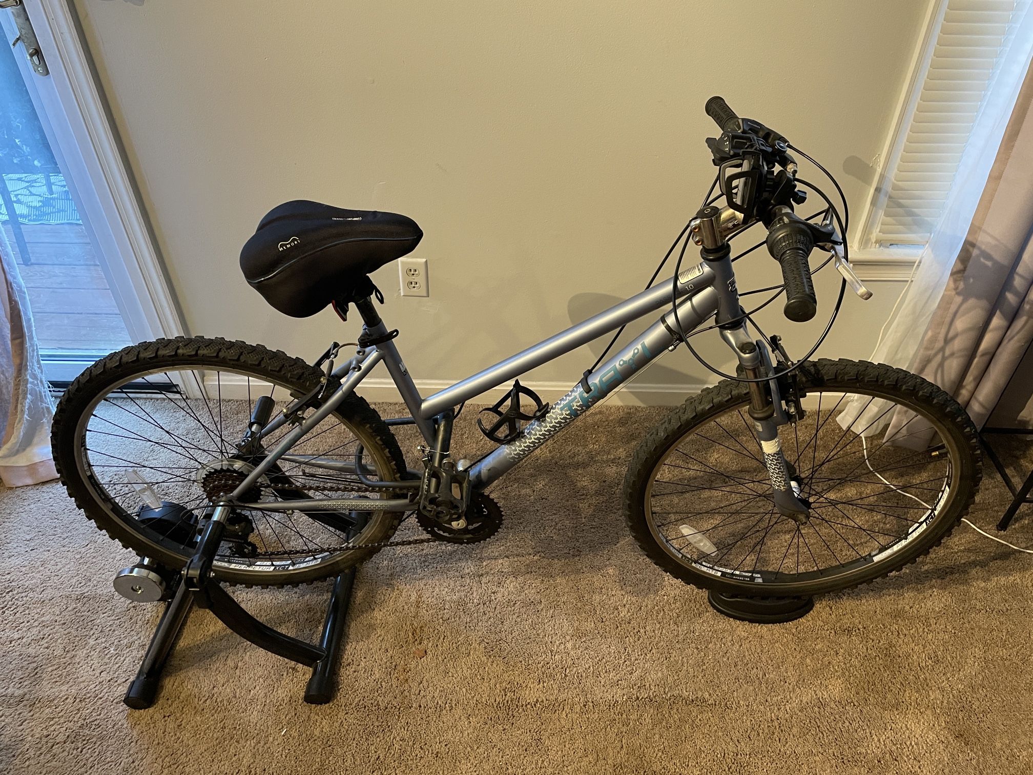 Mountain Bike + Exercise Trainer Stand