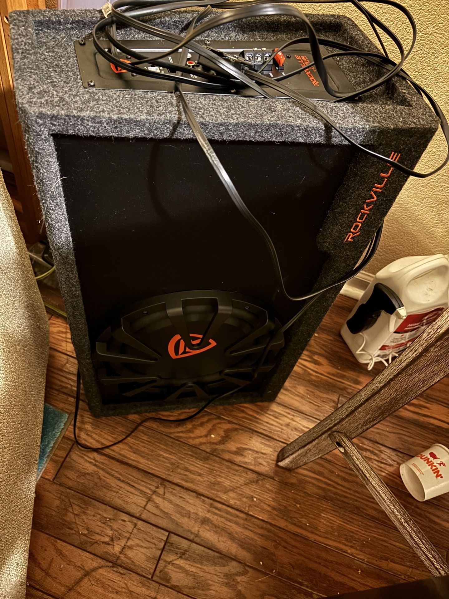Rockville 12 Inch Subwoofer With Amp Built-In