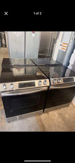 Electric Samsung Slide In Stove |Estufa Electrica 