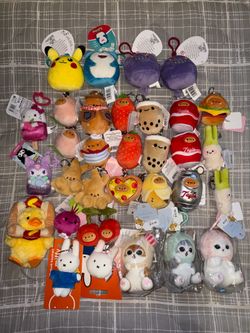 Plush Keychains Assorted