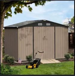 Metal Storage Shed for Garden and Backyard
