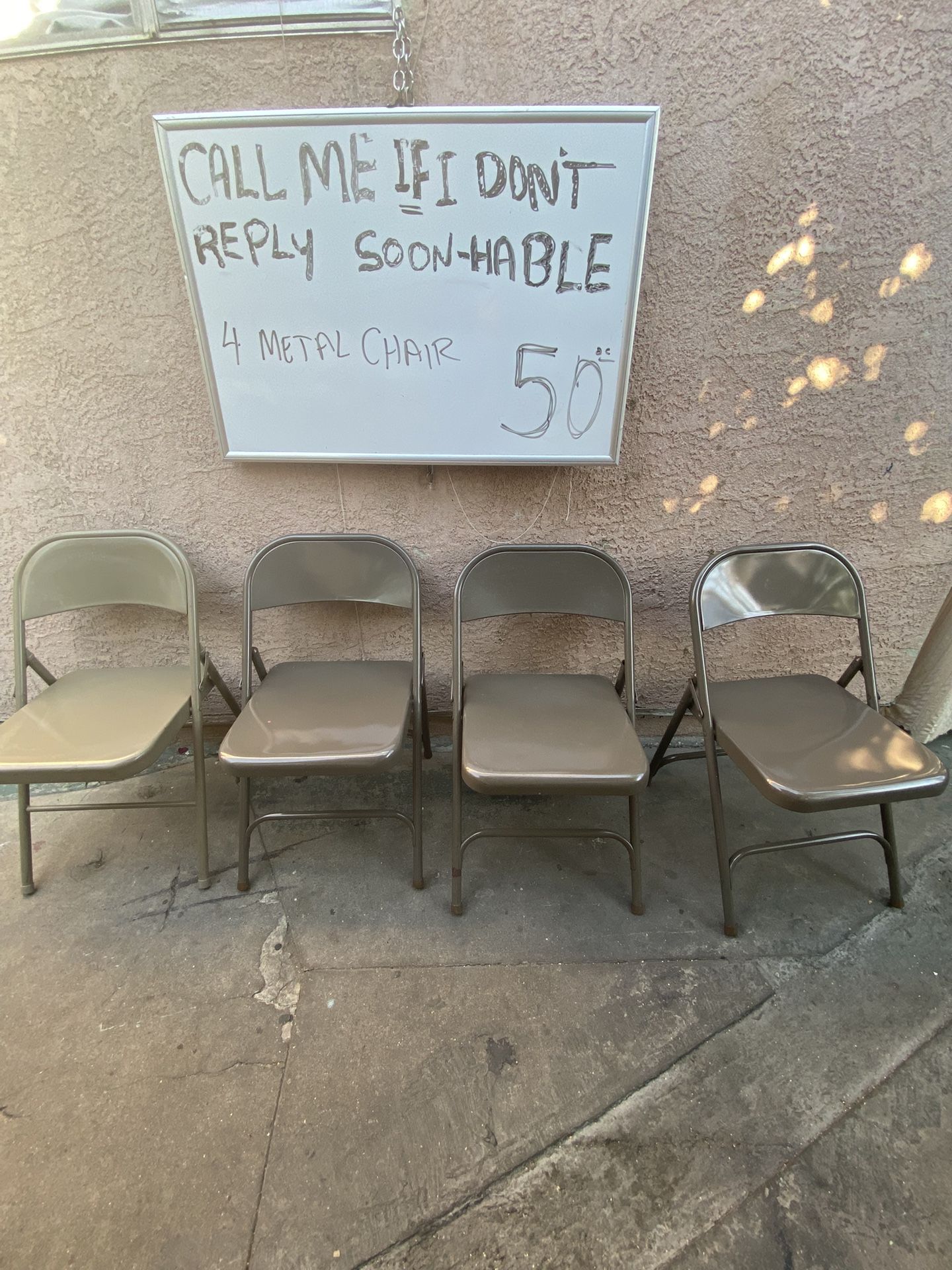 Set Of 4 Chairs Foldable