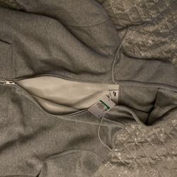 light grey nike zip up brand new tags still on it  it’s an XL