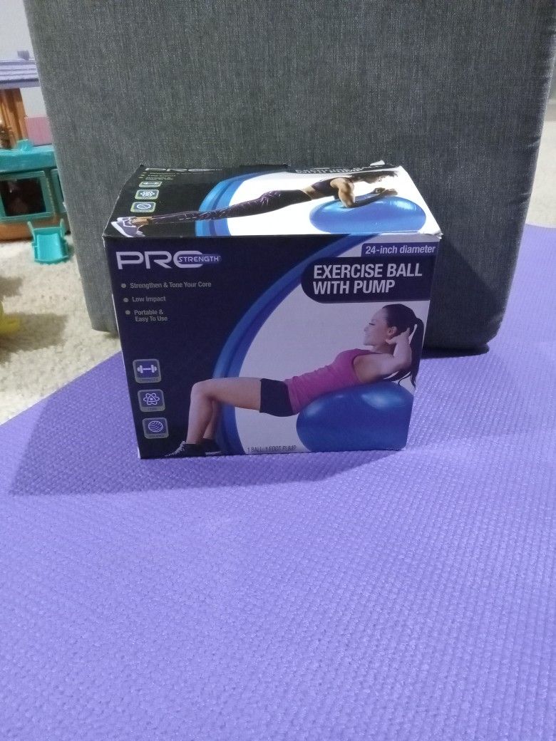 Exercise Ball With Pump