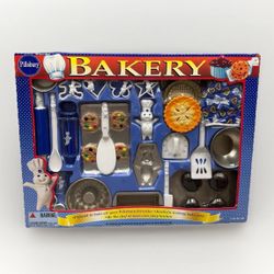 1996 PILLSBURY DOUGHBOY BAKERY SET Tikes Pretend Kitchen Play Food Toy Playset