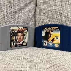 Golden Eye 007 & 007 The World Is Not Enough 