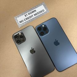 Apple IPhone 12 Pro Max 5G - Only $1 Today Pay The Rest Later! 