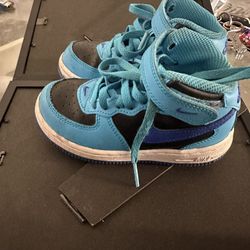 Kids Nike Force 1 Mid LE Blue