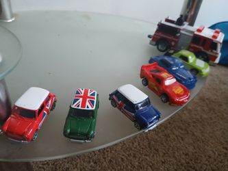 Toy Cars and Fire Truck Model