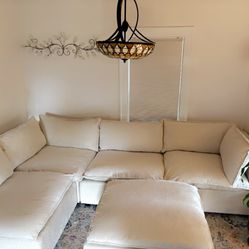 New Albany Park Kova Sectional Couch And Ottoman 