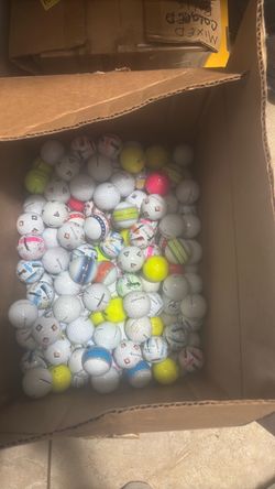 Mixed Colored Golf Balls Bulk Lot