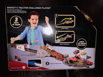 Disney Pixar Cars Smokey s Tractor Challenge Playset 2017 for Sale