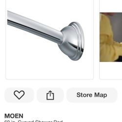 Moen Curved Shower Rod