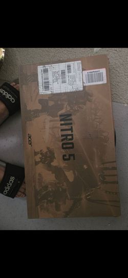 Open box the laptop have never been open is brand new is a nitro 5