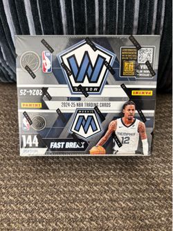 🔥 2024/25 Panini Mosaic NBA Fast Break Box SEALED 🔥 Wemby, Brandon Miller, Scoot & Rookie Variation Chase!