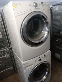 Whirlpool Duet stackable front load washer and gas dryer set - Free delivery
