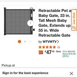 Retractable Gate 