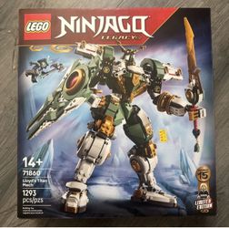 LEGO NINJAGO LEGACY # 71860 LLOYD'S TITAN MECH 1293 PIECES new box in great condition not damaged at all has LEGO seals