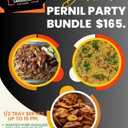 Pernil/ Roasted Pork Shoulder Party Bundle