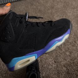 Air Jordan 6 Black Aqua Size 8.5 Men’s