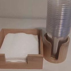 Napkins & Cup Holder