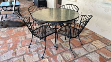 Patio table and chairs