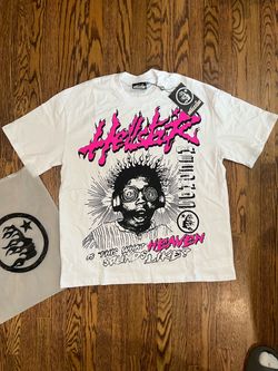 White and Pink Hellstar T-Shirt