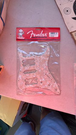 Genuine Fender H-S-H White Pearloid Strat Statocaster Humbucker Pickguard