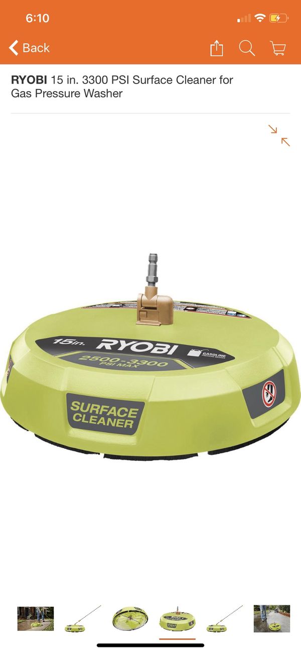 Ryobi 15 Inch Surface Cleaner Parts Diagram