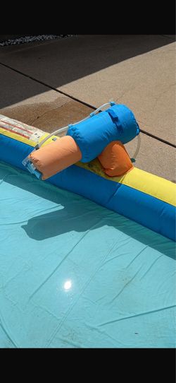 Whales wave water slide