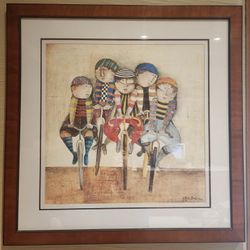 Graciela Rodo Boulanger "Tour de France" Lithograph 