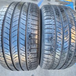 2 USED TIRES MICHELIN 235/50/17