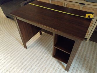 IKEA BRUSALI Computer Desk with Hutch – Dark Brown