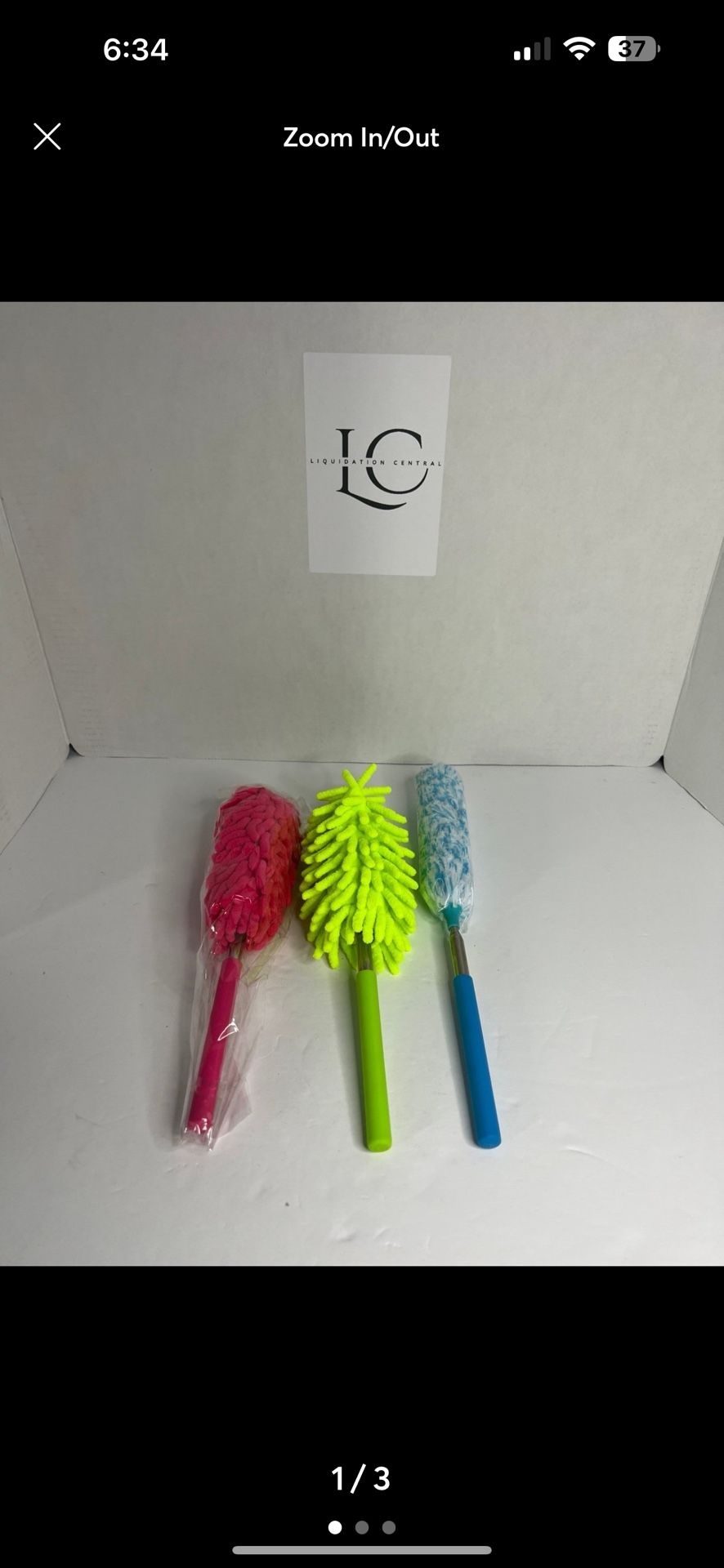 3 pack microfiber dusting wands