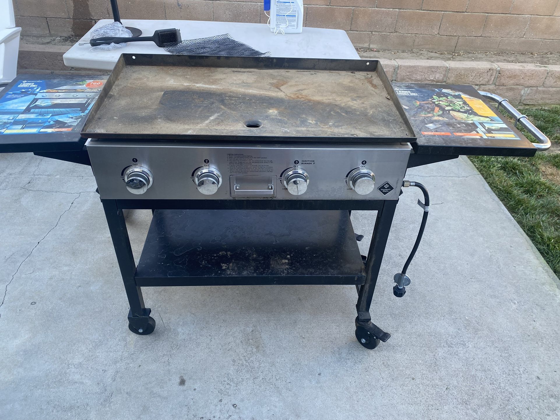 Members Mark Flat Top Used Once !!  Located In Pacoima 91331