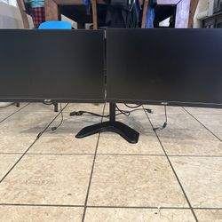 Acer HD 21” Dual Monitor And Stand 