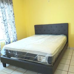 NEW QUEEN-SIZE PILLOW TOP MATTRESS AND BOX SPRING 💤