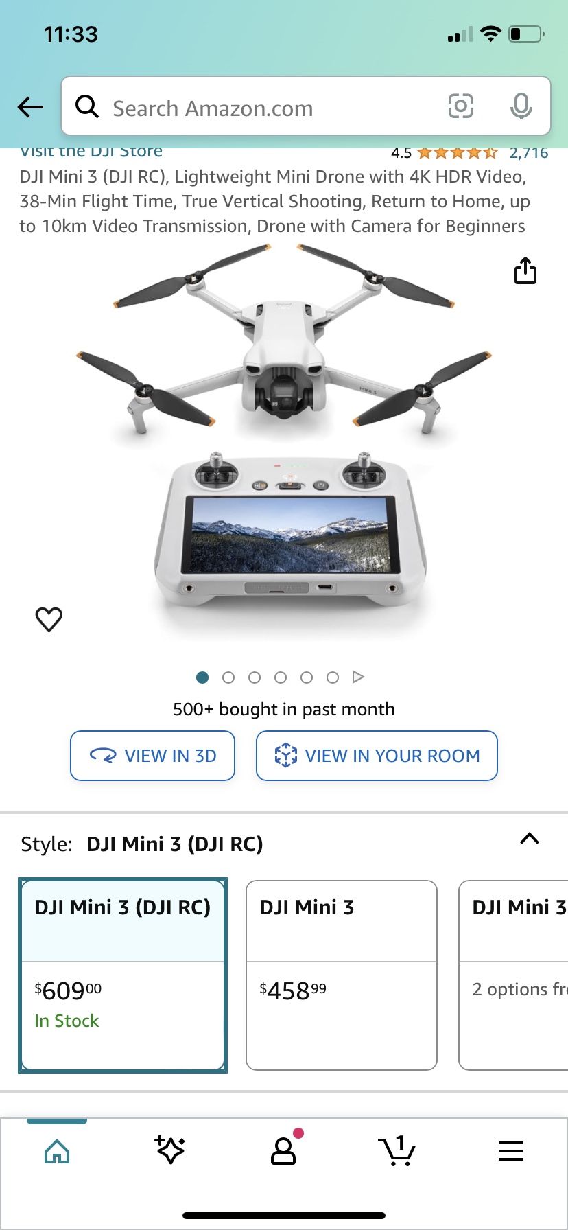 DJI MINI 3 Drone 